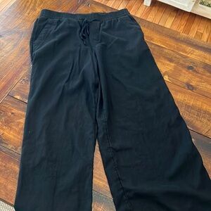 A New Day Wide Leg Linen Pants - Size LG
